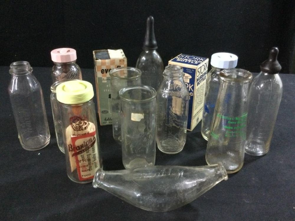 Lot 79: Antique Baby Bottles
