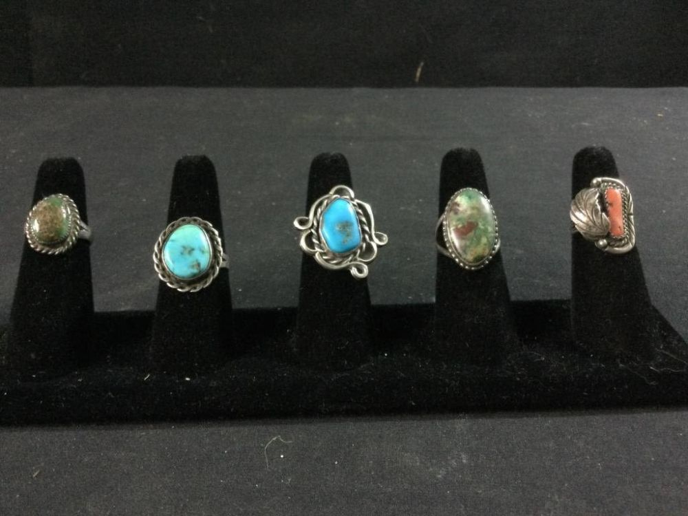 Lot 82: Sterling Navajo Rings