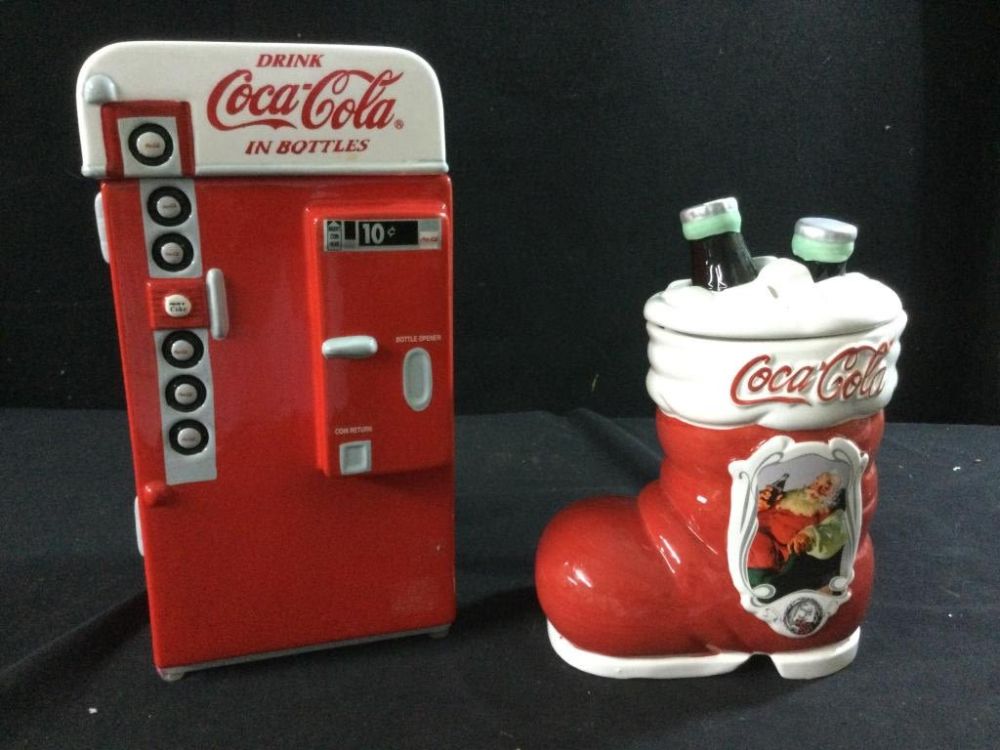 Lot 87: Coca Cola Cookie Jars