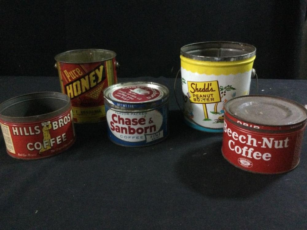 Lot 92: Vintage Cans