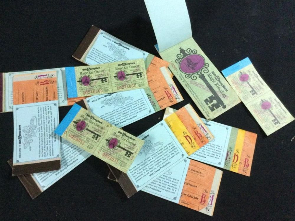 Lot 93: Vintage Walt Disney World Magic Key Coupon