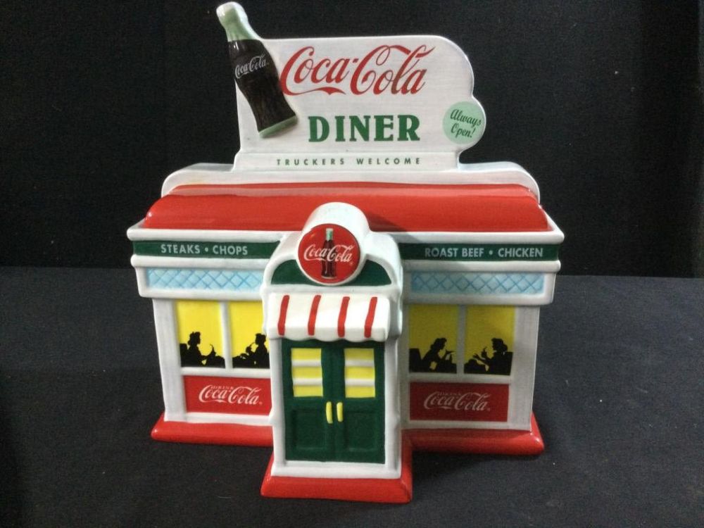Lot 98: Coca Cola Big Diner Cookie Jar