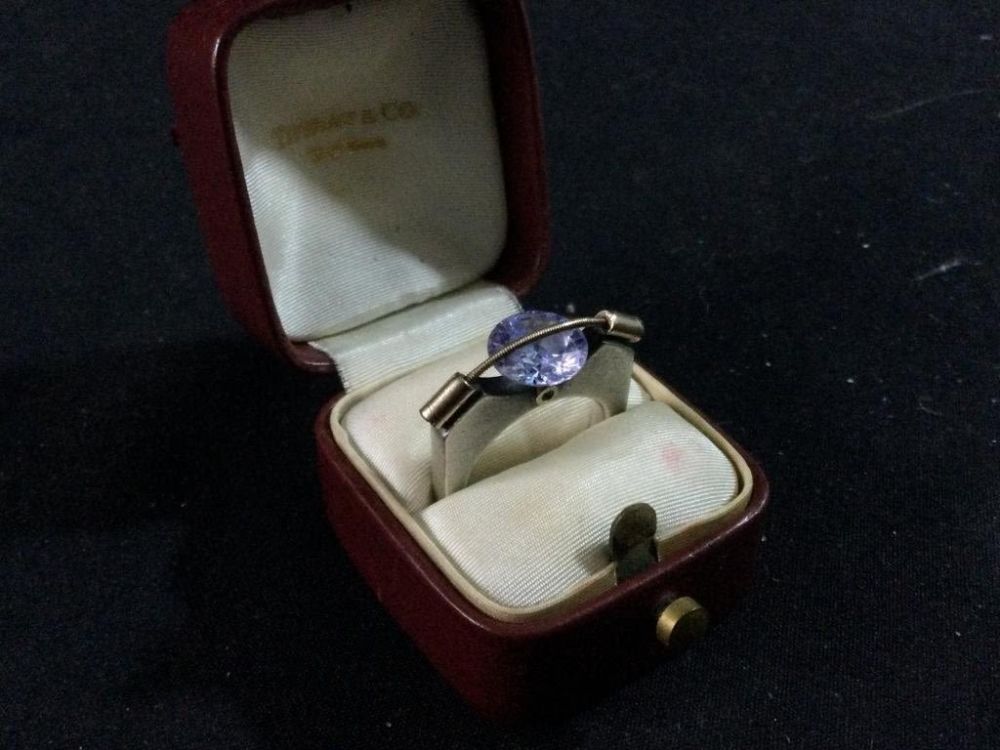Lot 109: Designer Sterling Ring "T. PLodowski"