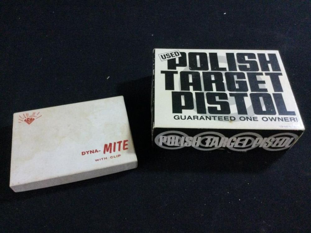 Lot 112: Polish Target Pistol & Dyna Mite Cap Gun