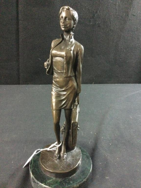 Lot 113: Bronze Statue