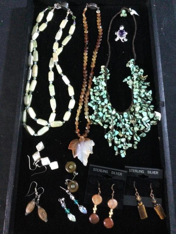 Lot 133: Sterling & Gemstone Jewelry
