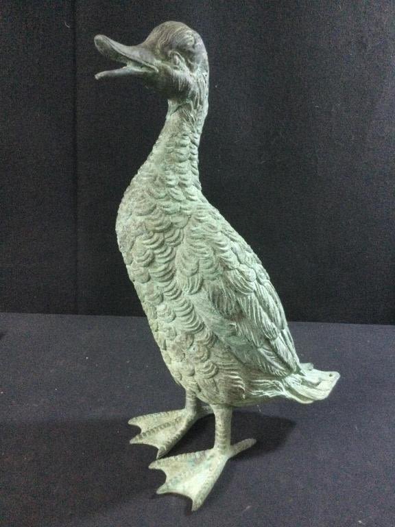 Lot 134: Bronze Duck