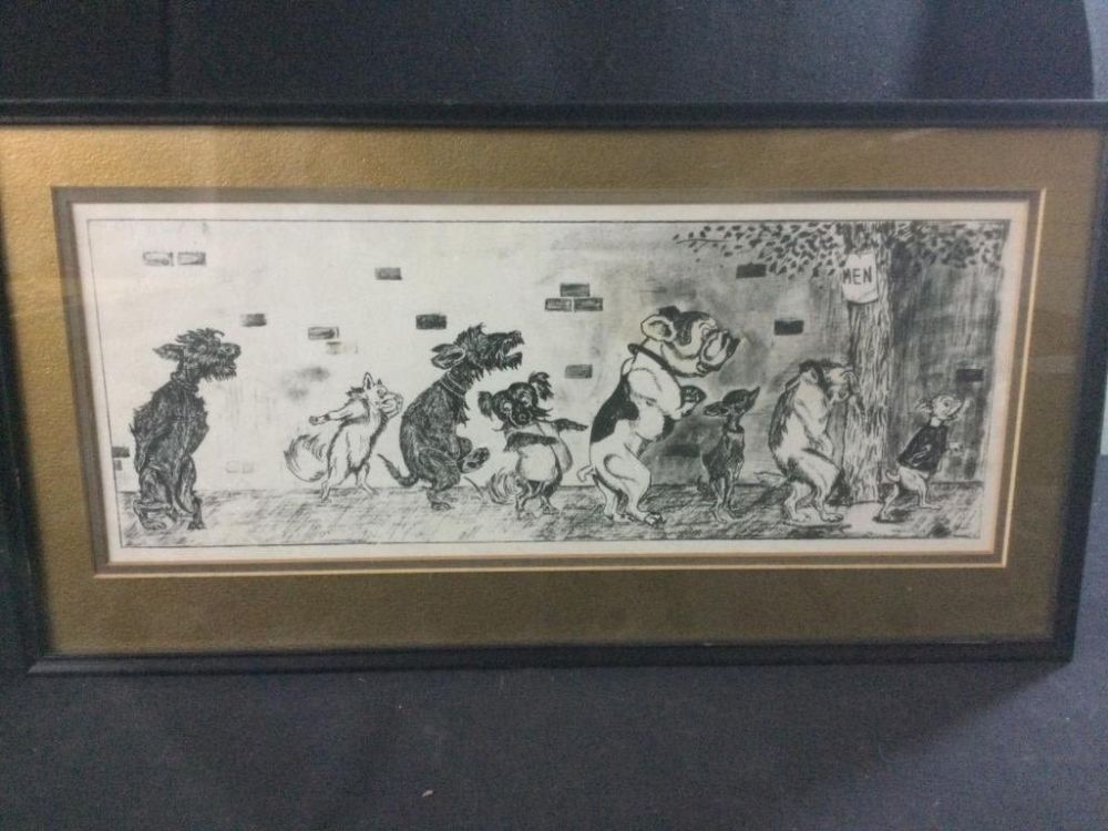 Lot 156: Vintage Sketch