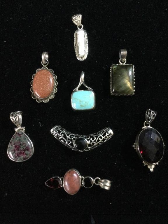Lot 172: Sterling Pendants
