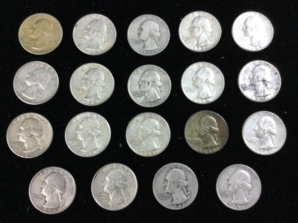 Lot 189: Silver Quarter Lot