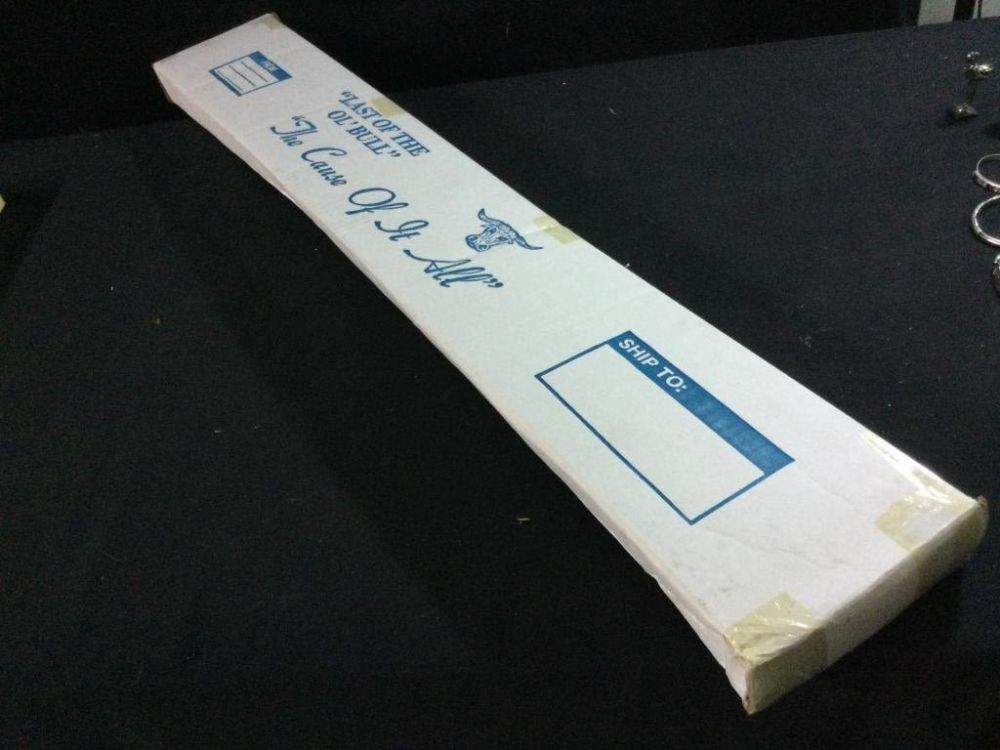 Lot 207: Last of the Ol' 'Bull" Walking Cane