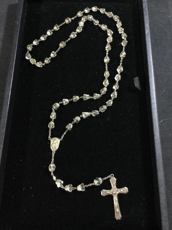 Lot 217: Vintage Sterling Rosary