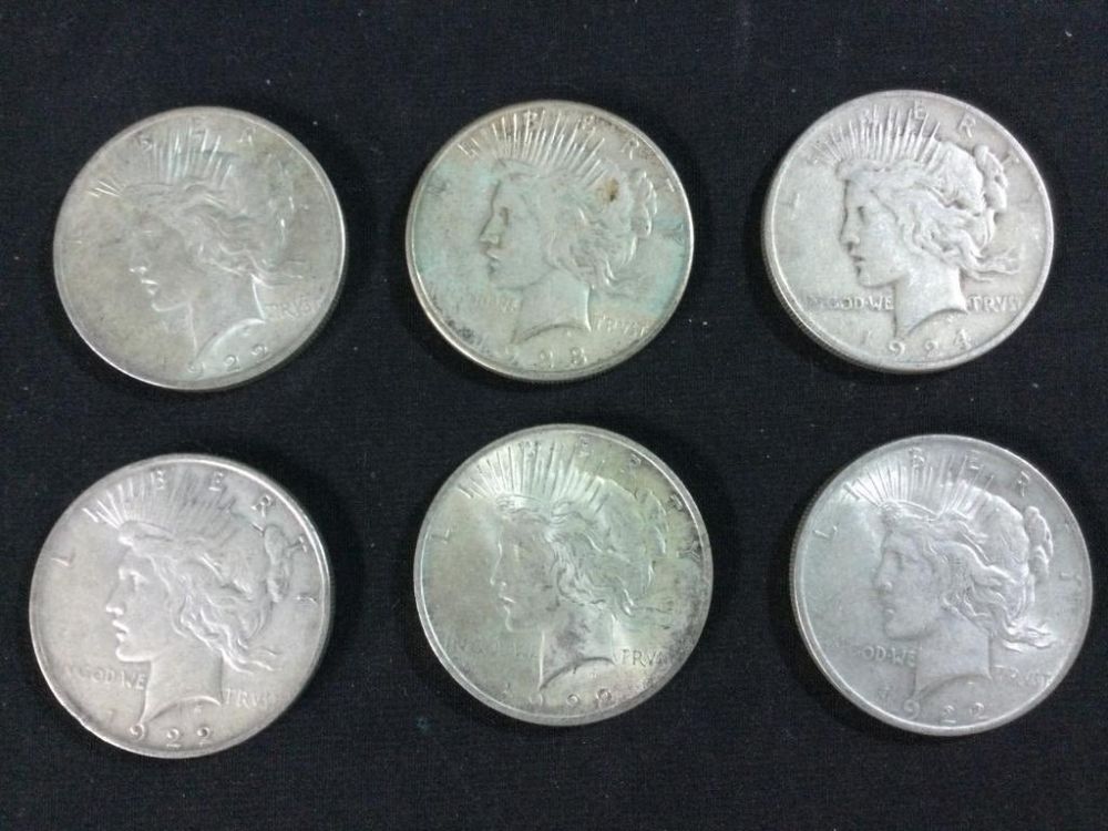 Lot 221: Morgan Silver Dollars