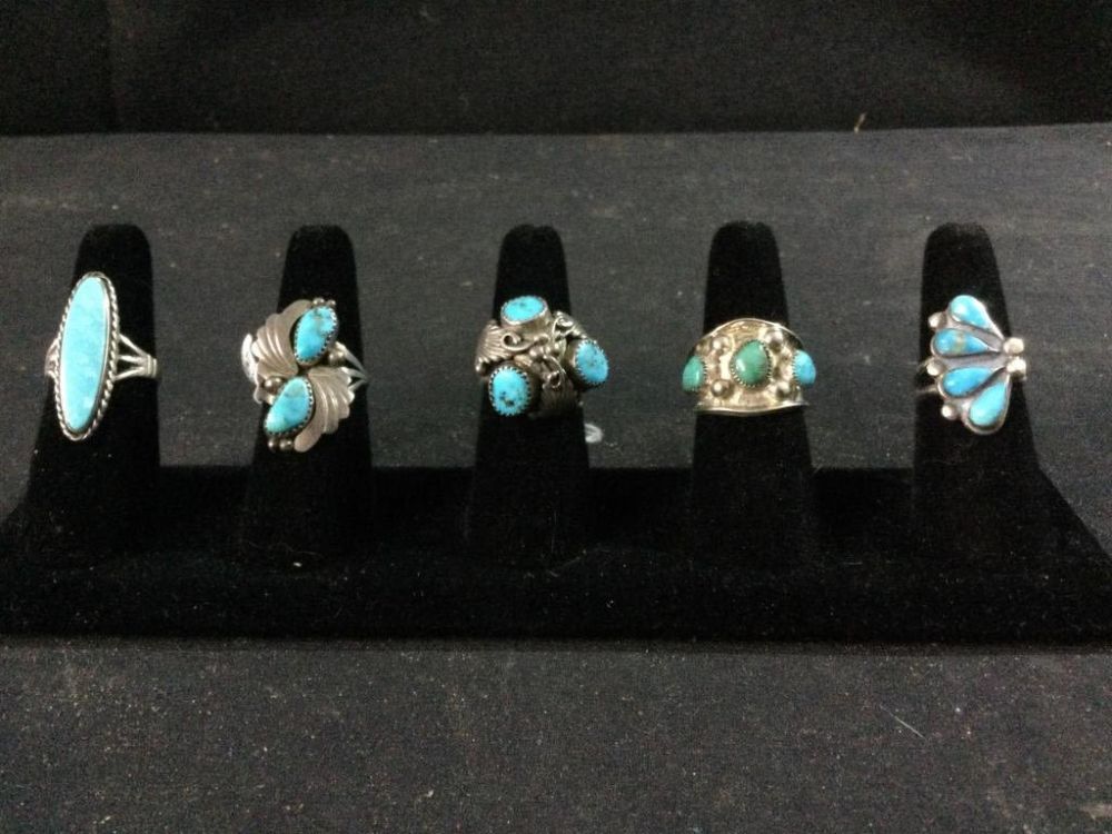 Lot 15: Navajo Sterling Rings