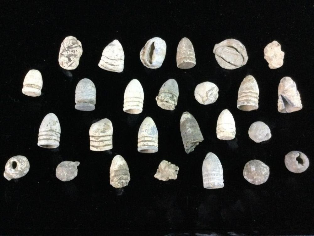 Lot 73: Antique Civil War Bullets & Shaprnel