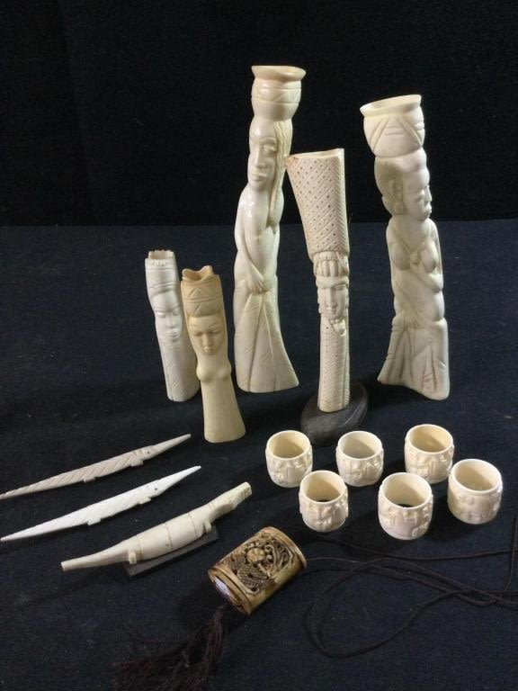Lot 87: Carved Bone