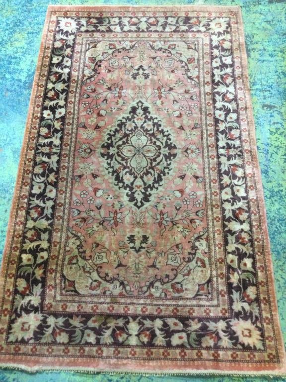 Lot 106: Vintage Silk Rug