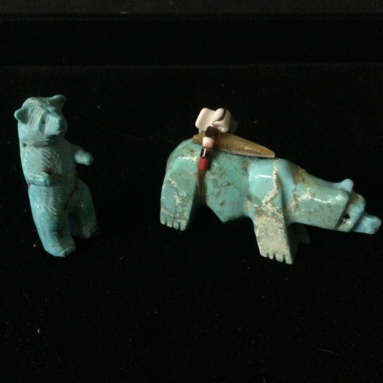 Lot 146: Turquoise Fetishes