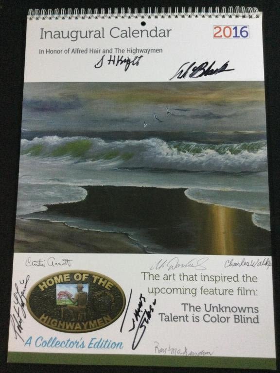 Lot 178: Signed Highway Men Calendar 2016