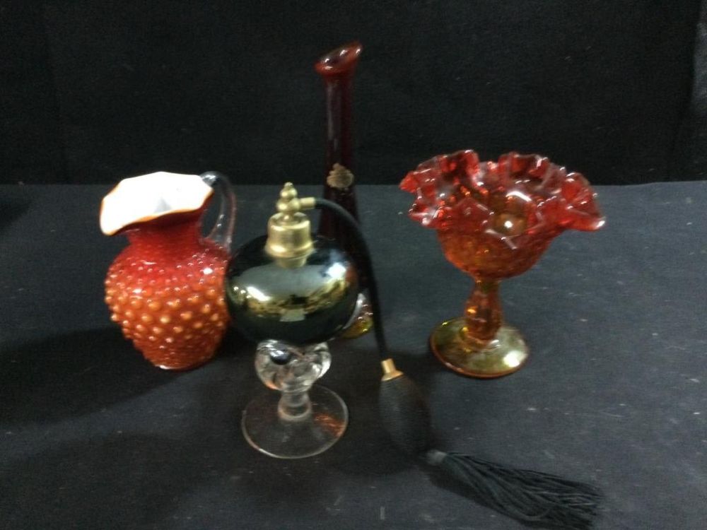 Lot 194: Fenton & Perfume Bottle