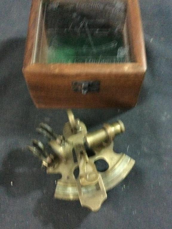 Lot 202: Sextant with Case