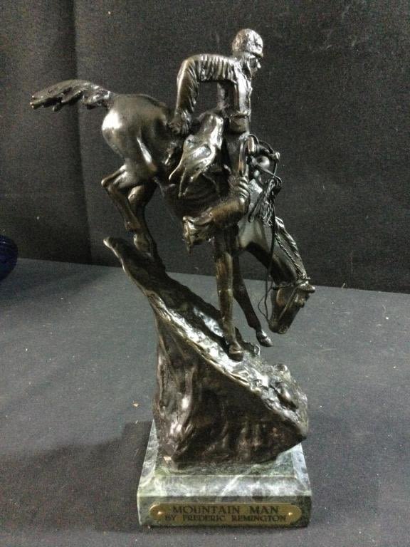Lot 209: Remington Statue