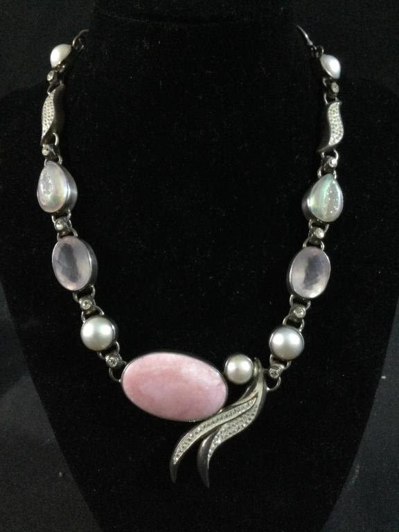 Lot 221: Sterling Necklace