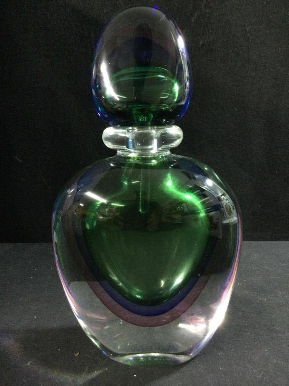 Lot 237: Art Glass Perfume Bottle"Venezia_