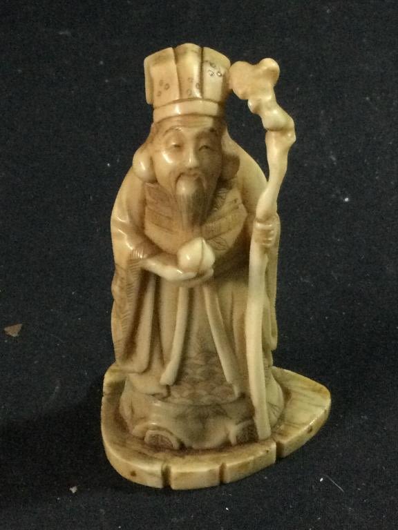 Lot 240: Carved Statue