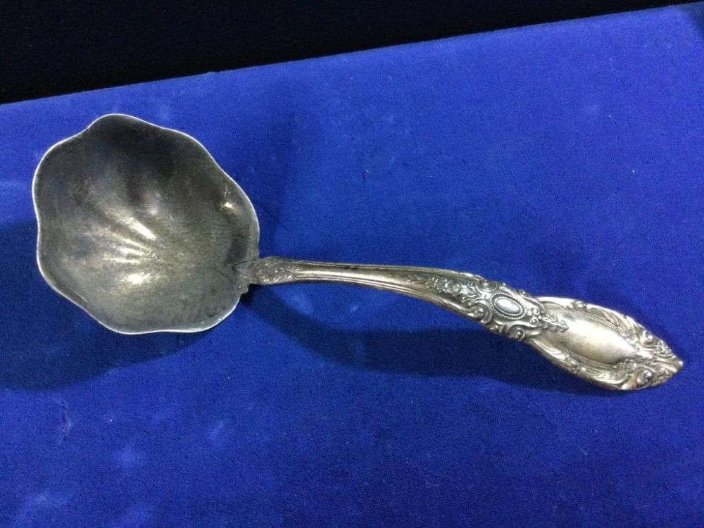 Lot 244: Early Sterling Large Spoon