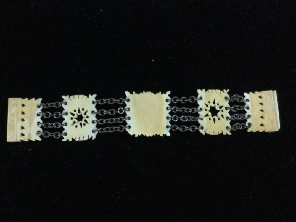 Lot 255: Antique Carved Bracelet