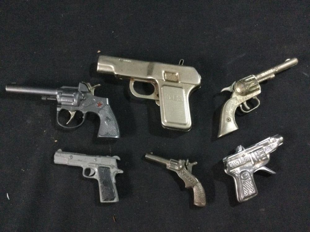 Lot 2: Vintage Iron & Tin Cap Guns