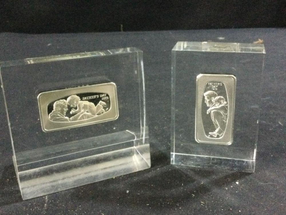 Lot 23: Silver Ingot Bars