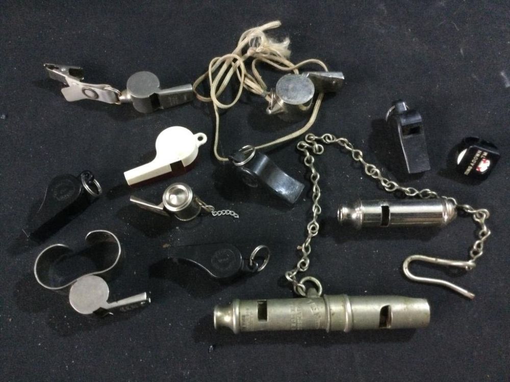 Lot 34: Antique Whistles
