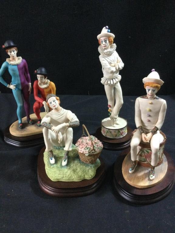 Lot 41: Schmid Clown LE Statues
