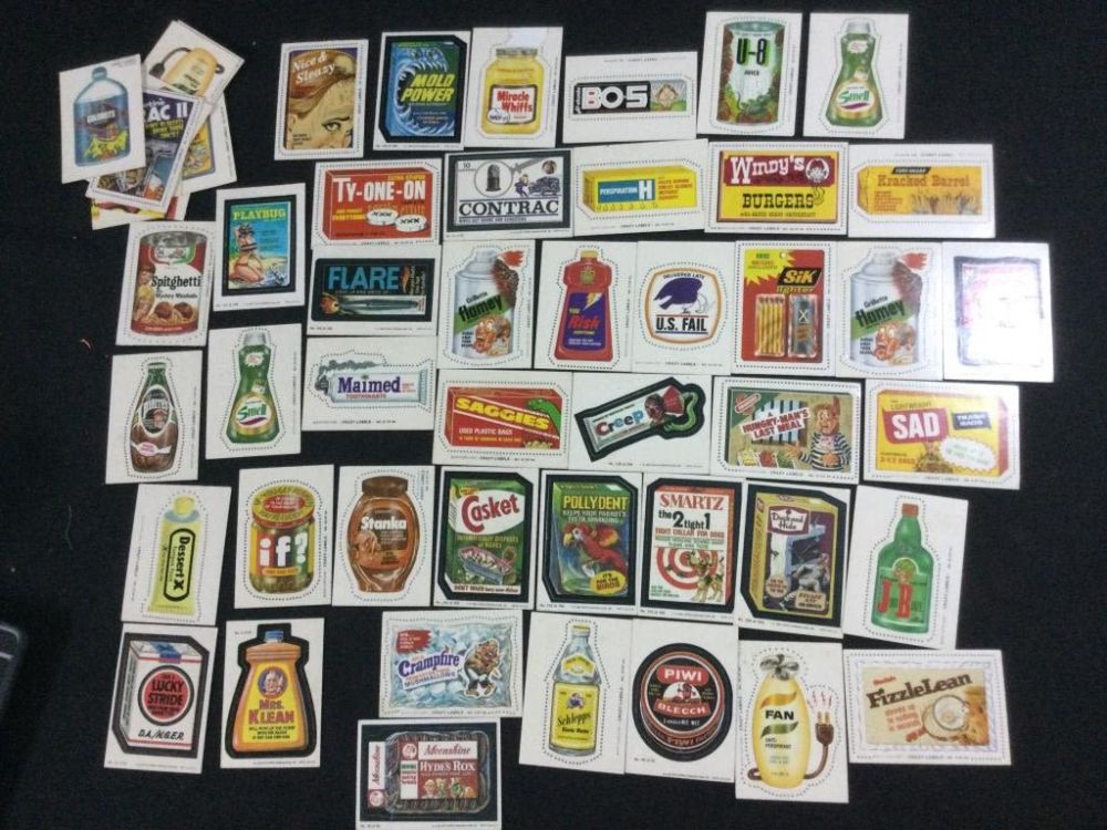 Lot 53: Vintage Crazy Labels