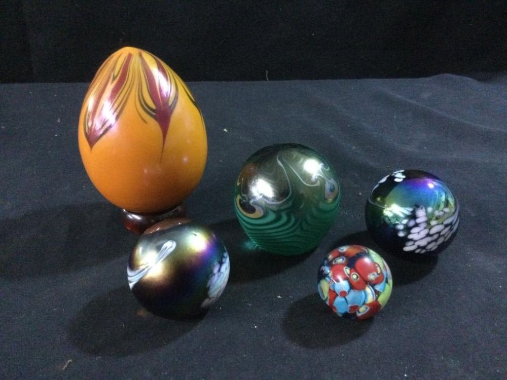 Lot 66: Hand made Paperweights