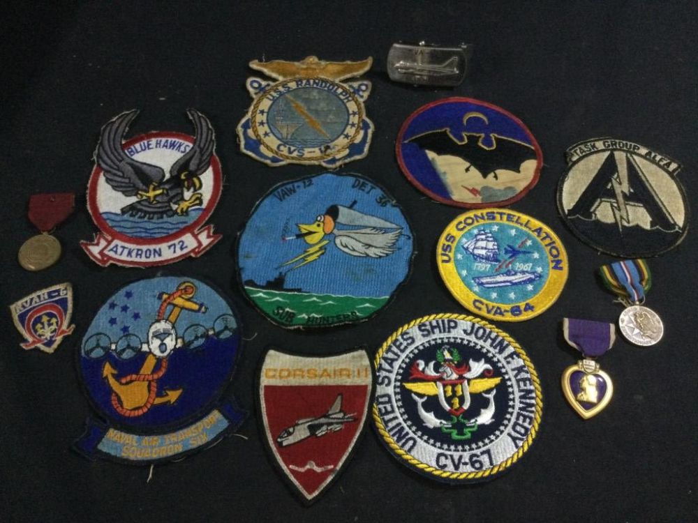 Lot 81: Vintage Miltary Patches & Medals
