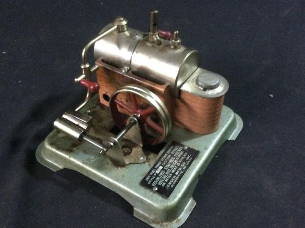 Lot 84: Vintage Jensen Steam Engine Style #76 Toy Dry Fuel