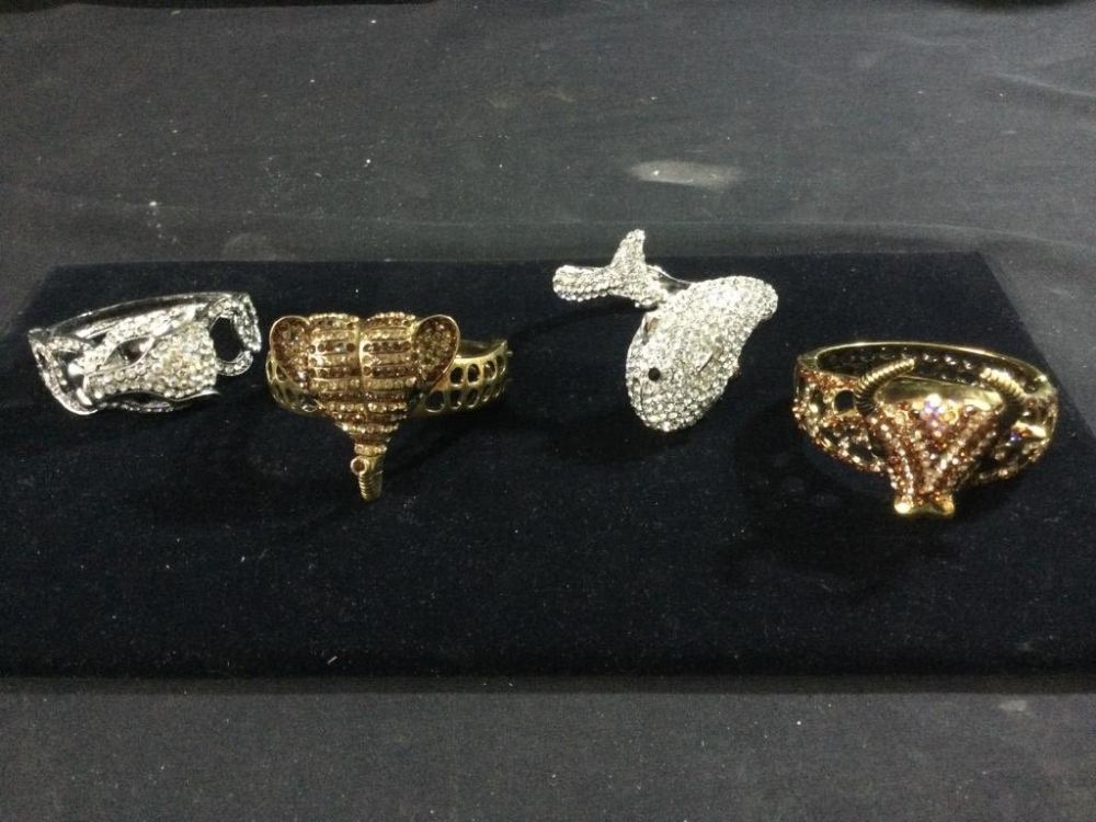 Lot 101: Designer Big Bangle Bracelets