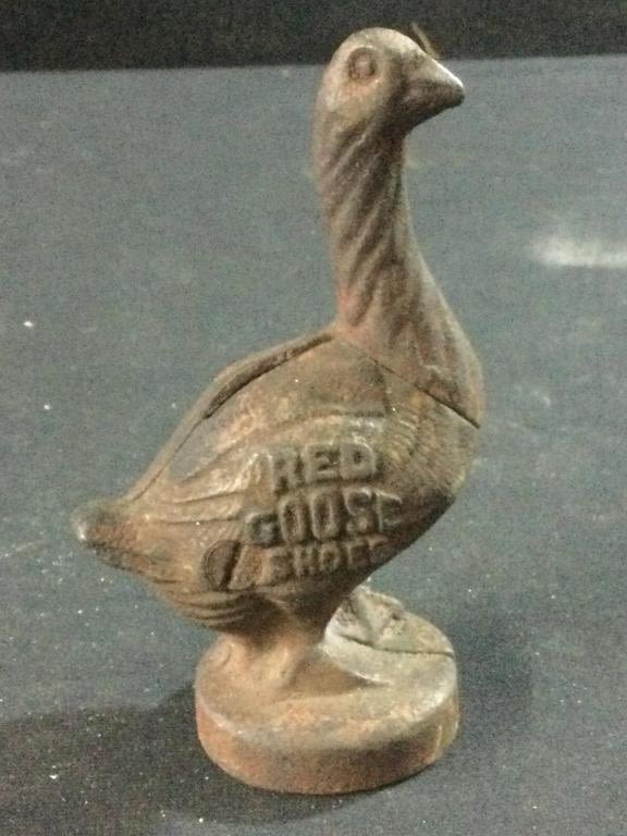 Lot 116: Red Goose Shoes Bank Vintage PromotionalBank