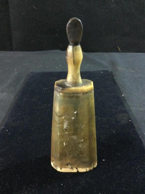 Lot 136: Early Powder Flask