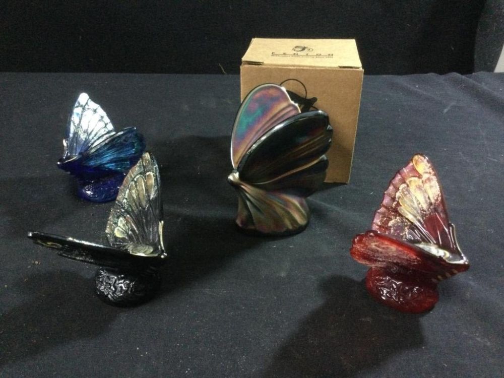 Lot 151: Fenton Butterfly's signed
