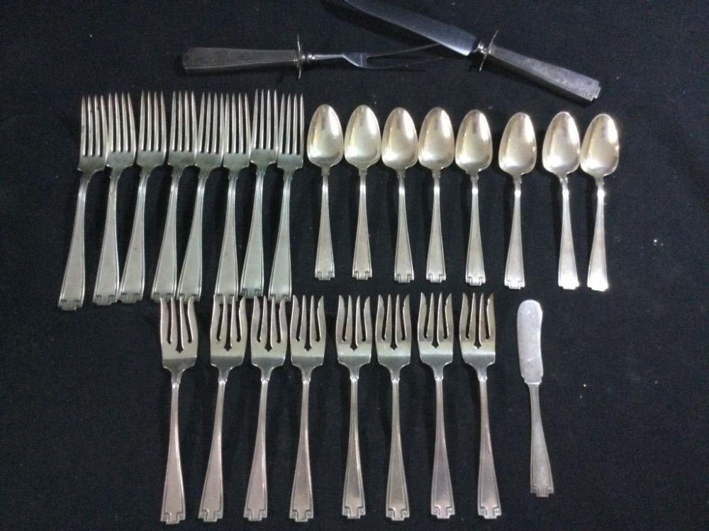 Lot 163: Sterling Silver Flatware