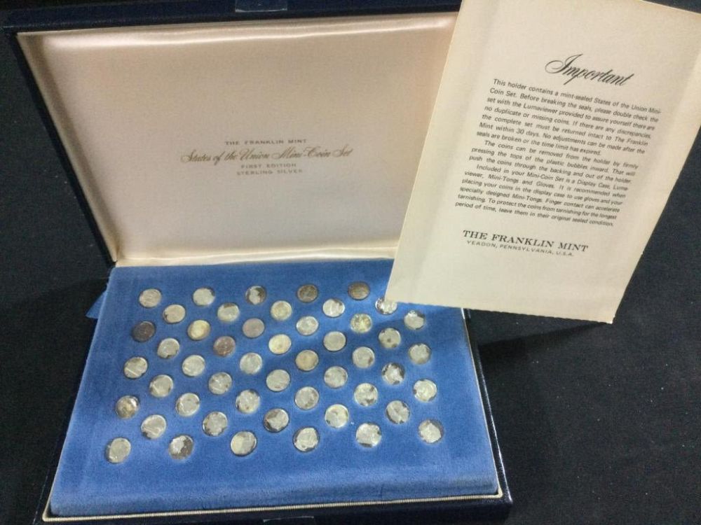 Lot 195: State of Union Mini Coin Set mini 50 coin set