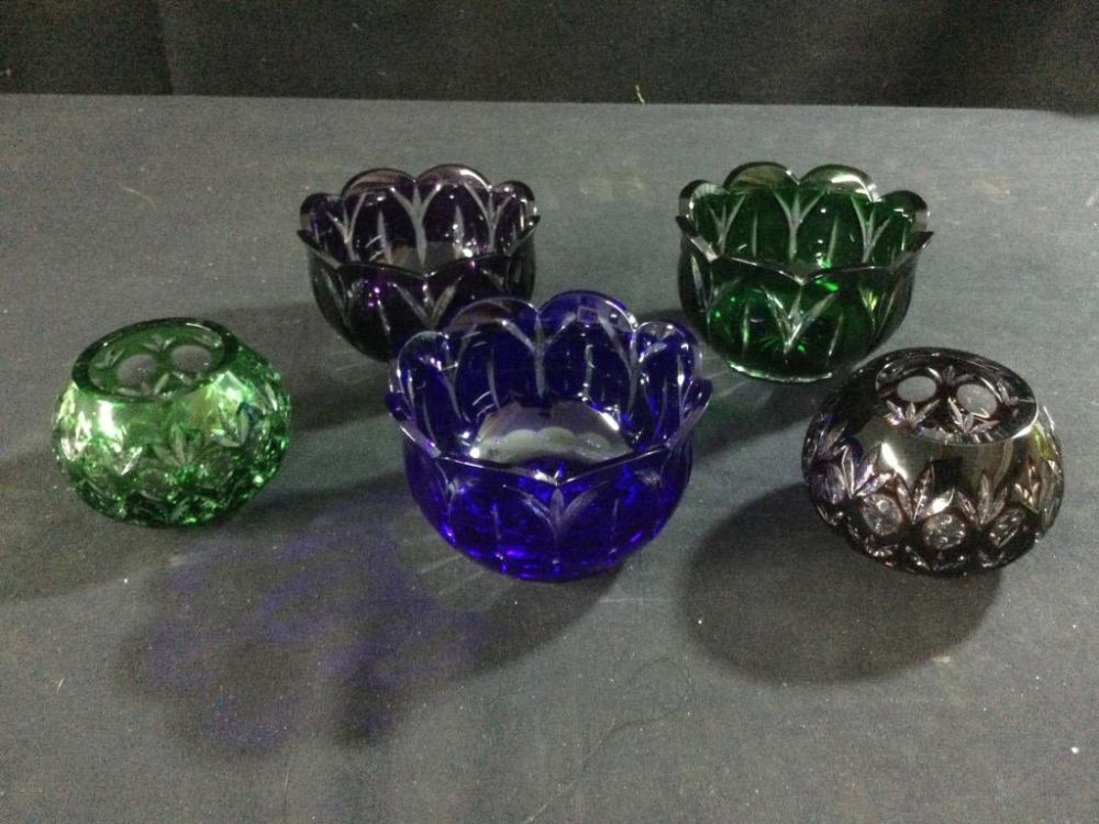 Lot 199: Vintage Bohemian Glass Cut to Clear