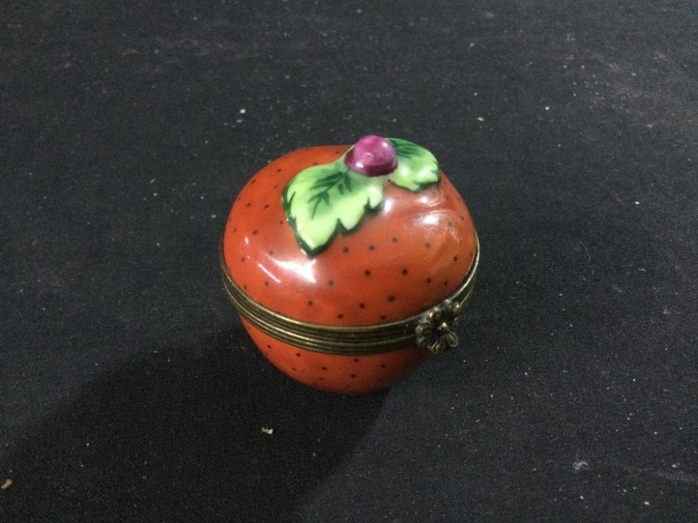 Lot 209: Limoge Strawberry box