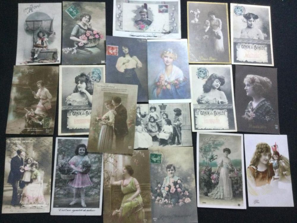 Lot 225: Antique Victorian Postcards