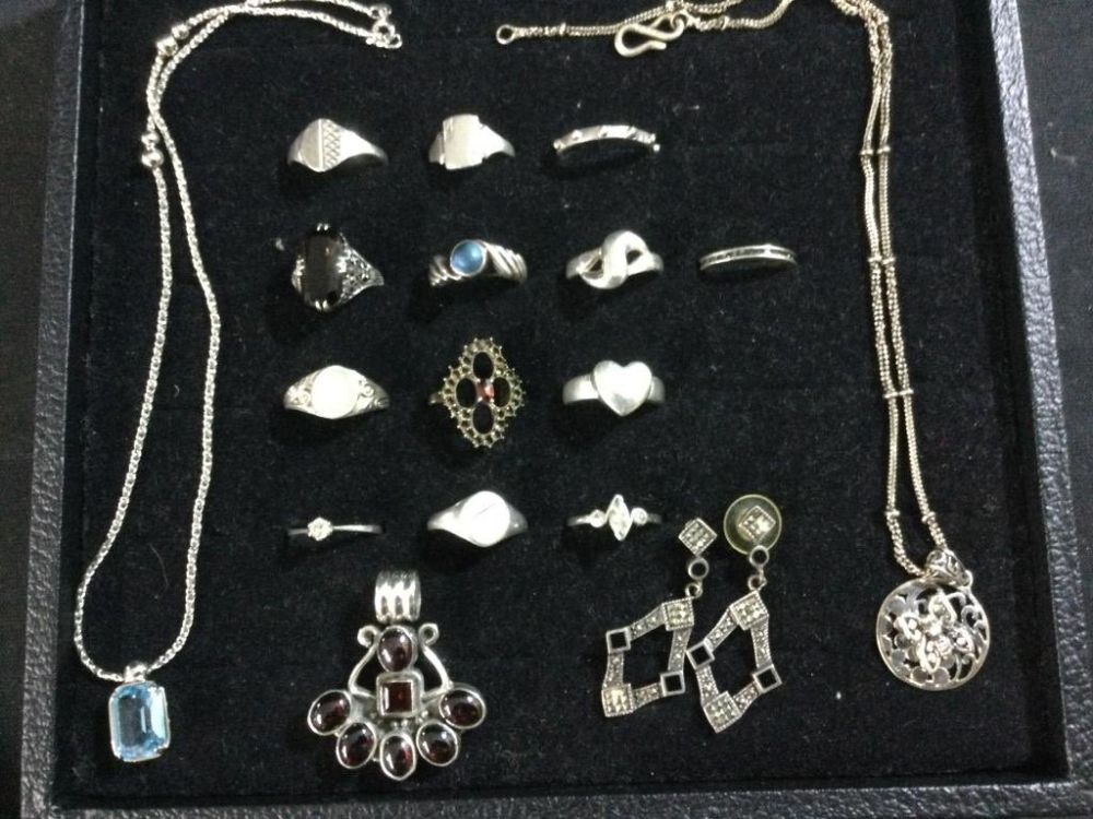 Lot 244: Sterling Jewelry