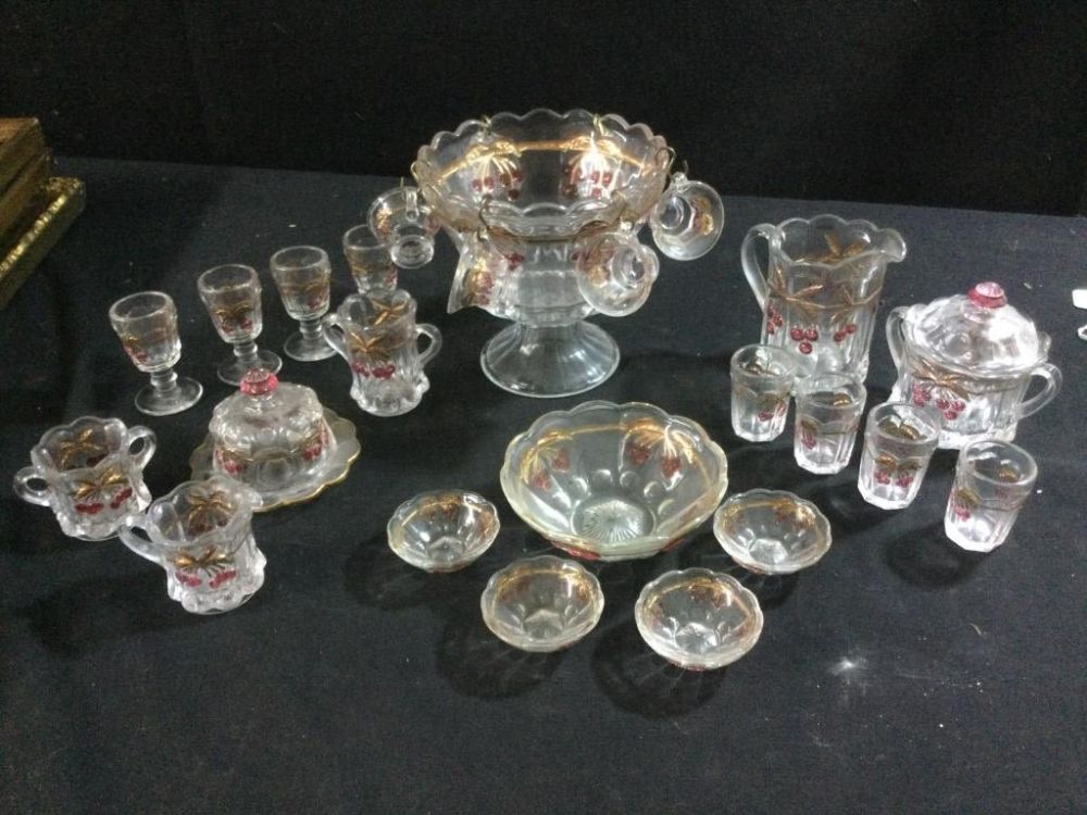 Lot 247: Salesman Sample Moser Set